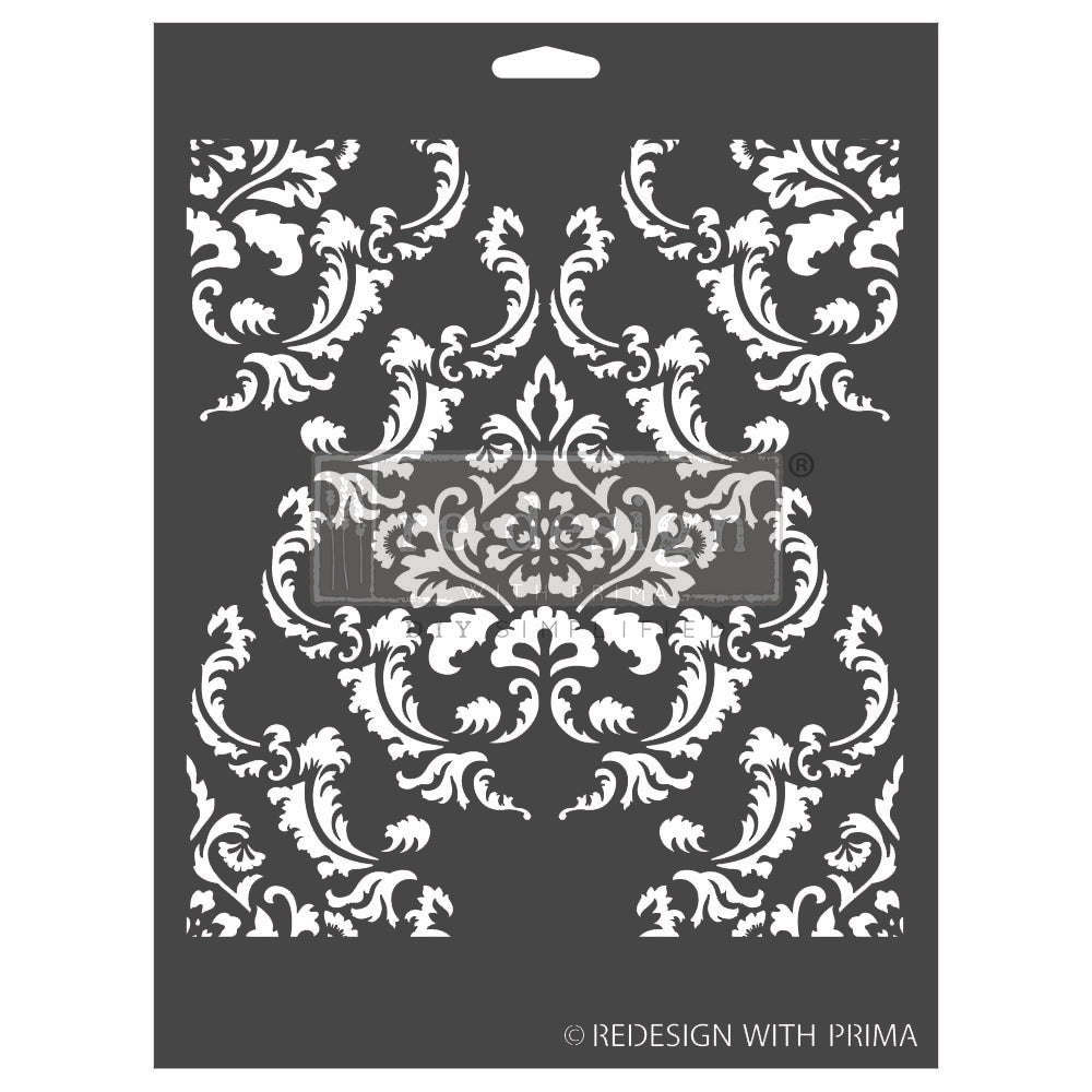 3D decor Stencils - Regal Striae - Nordic Chic®
