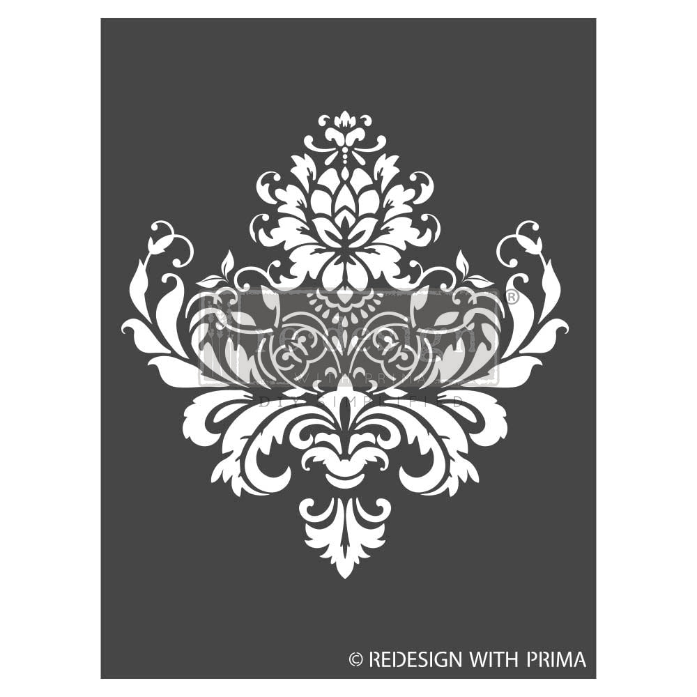 3D decor Stencils - Royal Brocade - Nordic Chic®