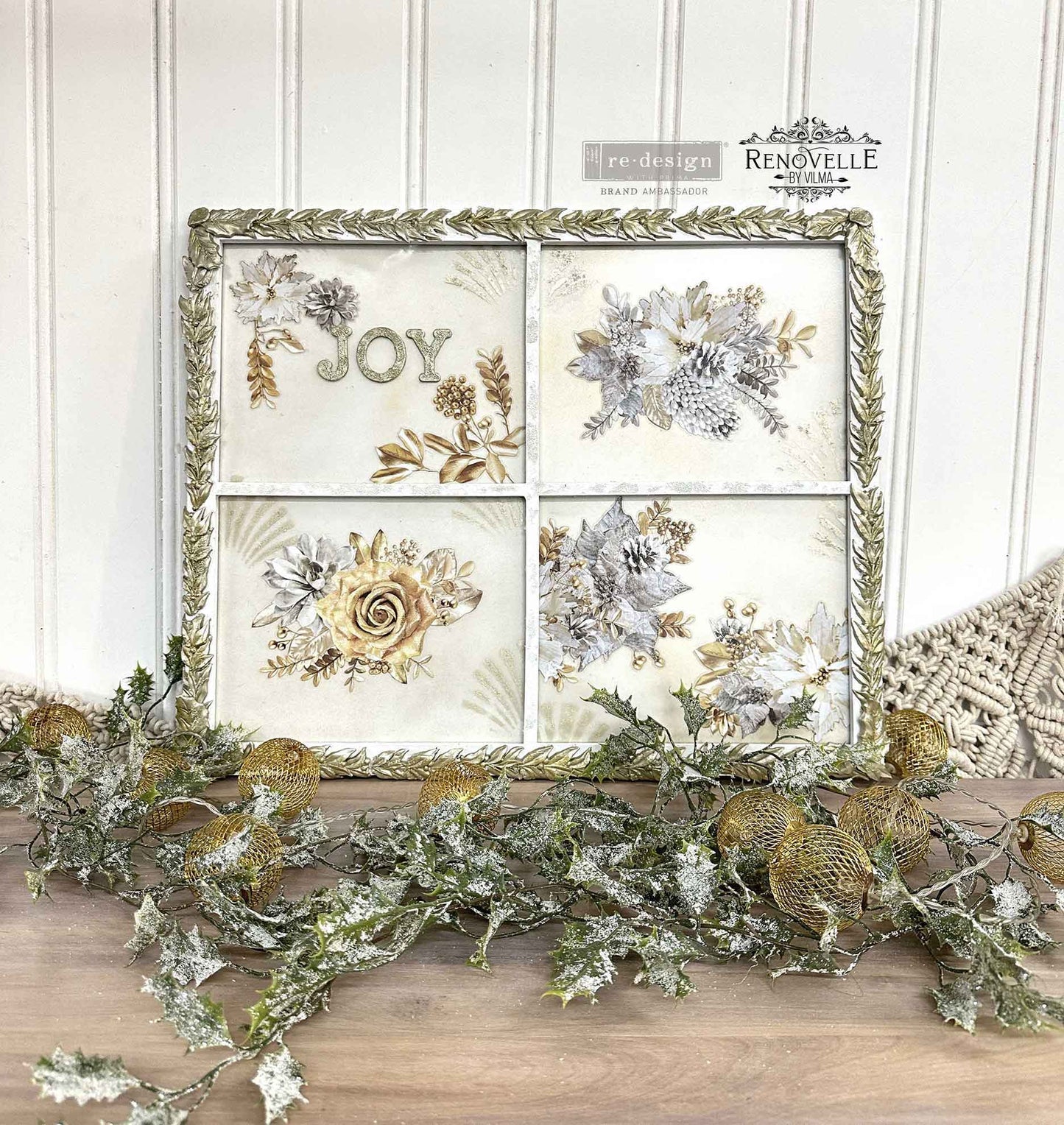 Decor Transfers® 8.5×11 – A GILDED MOMENT - Nordic Chic®
