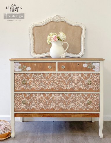 Elegant Lace - Redesign Decor Stencils - Nordic Chic®