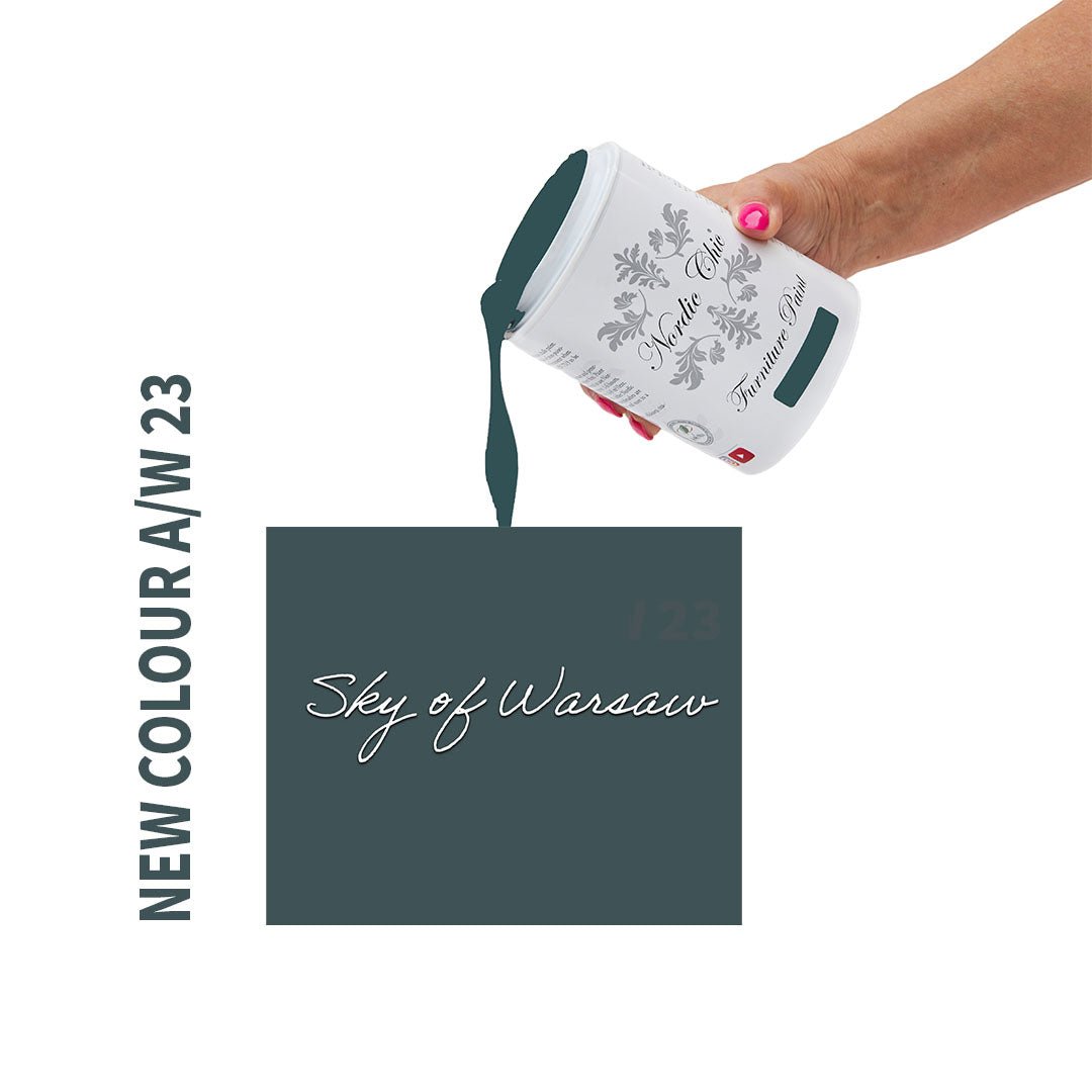 Nordic Chic Furniture Paint - Sky of Warsaw - Nordic Chic®