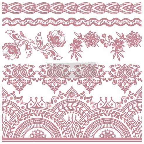 Prima redesign Decor Stamps - Bohemian Florals - Nordic Chic®