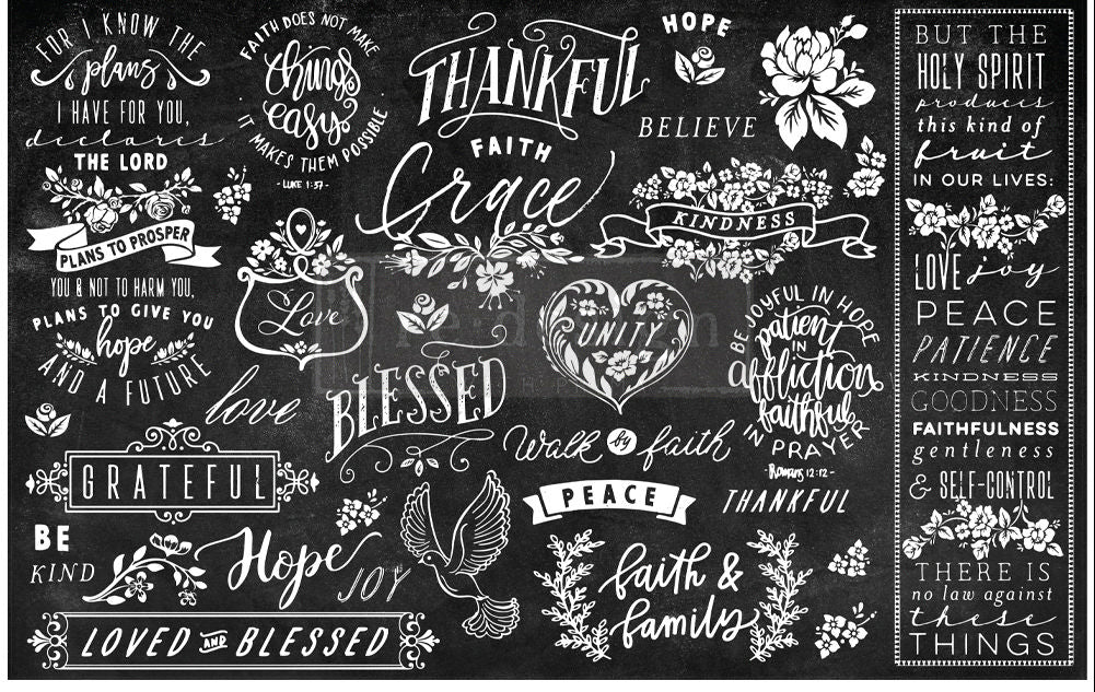 Prima Redesign Decor Tissue - Thankful & Blessed II - Nordic Chic®