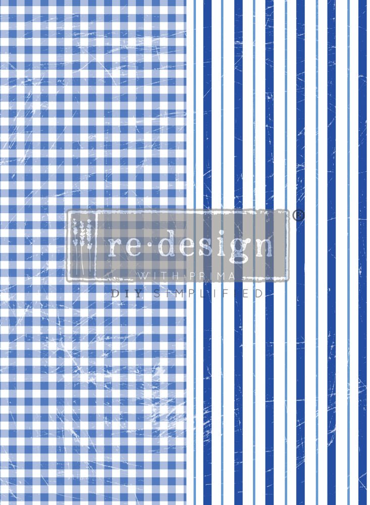 Prima Redesign Transfer - GINHAM & STRIPES - Nordic Chic®
