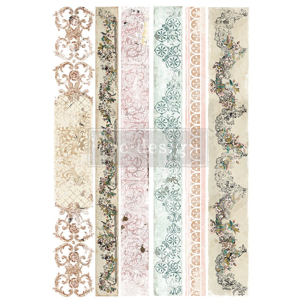 Redesign Decor Transfers - Distressed Borders II - Nordic Chic®
