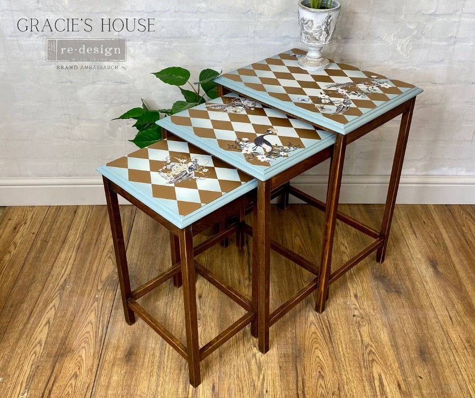 redesign Decor Transfers - Gold Harlequin - Nordic Chic®