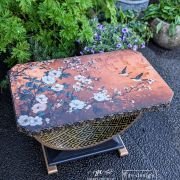 A1 Decoupage paper fiber – Feathers in the Glow (reversible) - Nordic Chic®