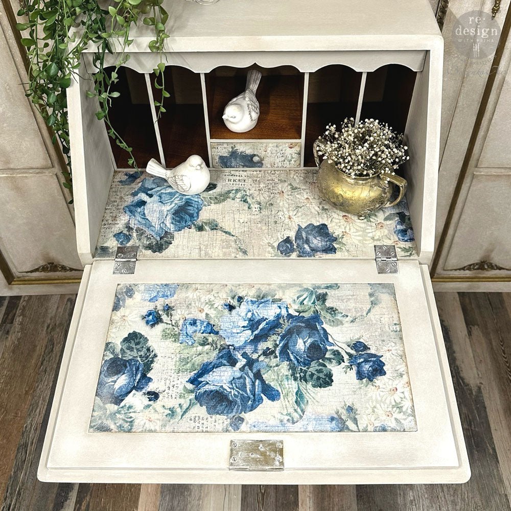 A3 Decoupage paper fiber – Meadow Melodies (reversible) - Nordic Chic®