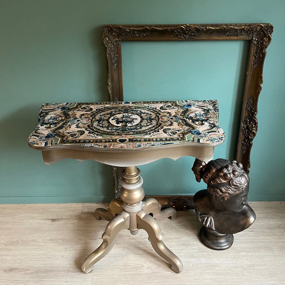 A3 Decoupage paper fiber – Serenade in Blue (reversible) - Nordic Chic®