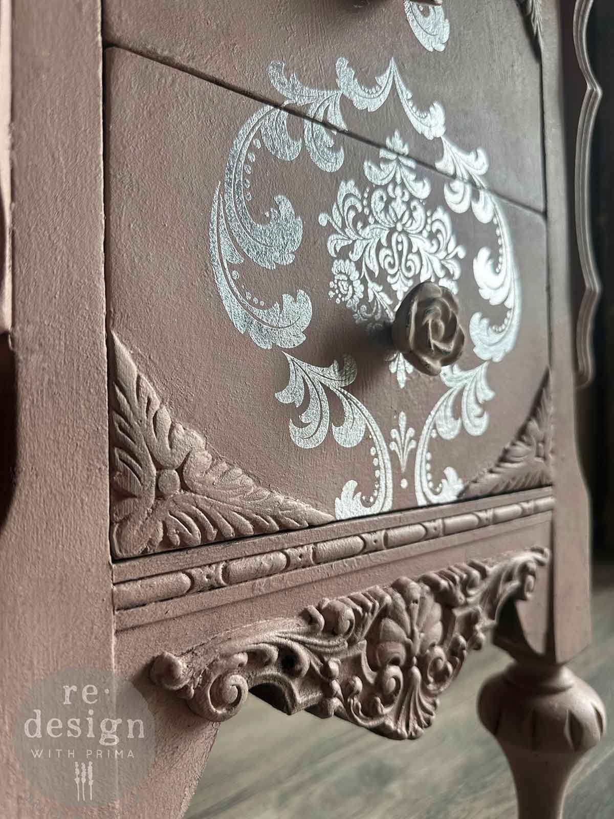 Kacha Silver House of Damask - Decor Transfers - Nordic Chic®