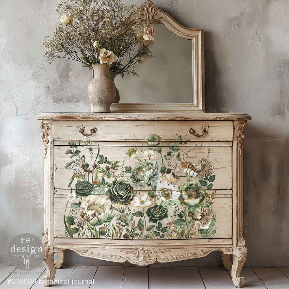 Large Decor Transfer - Botanical Journal - Nordic Chic®