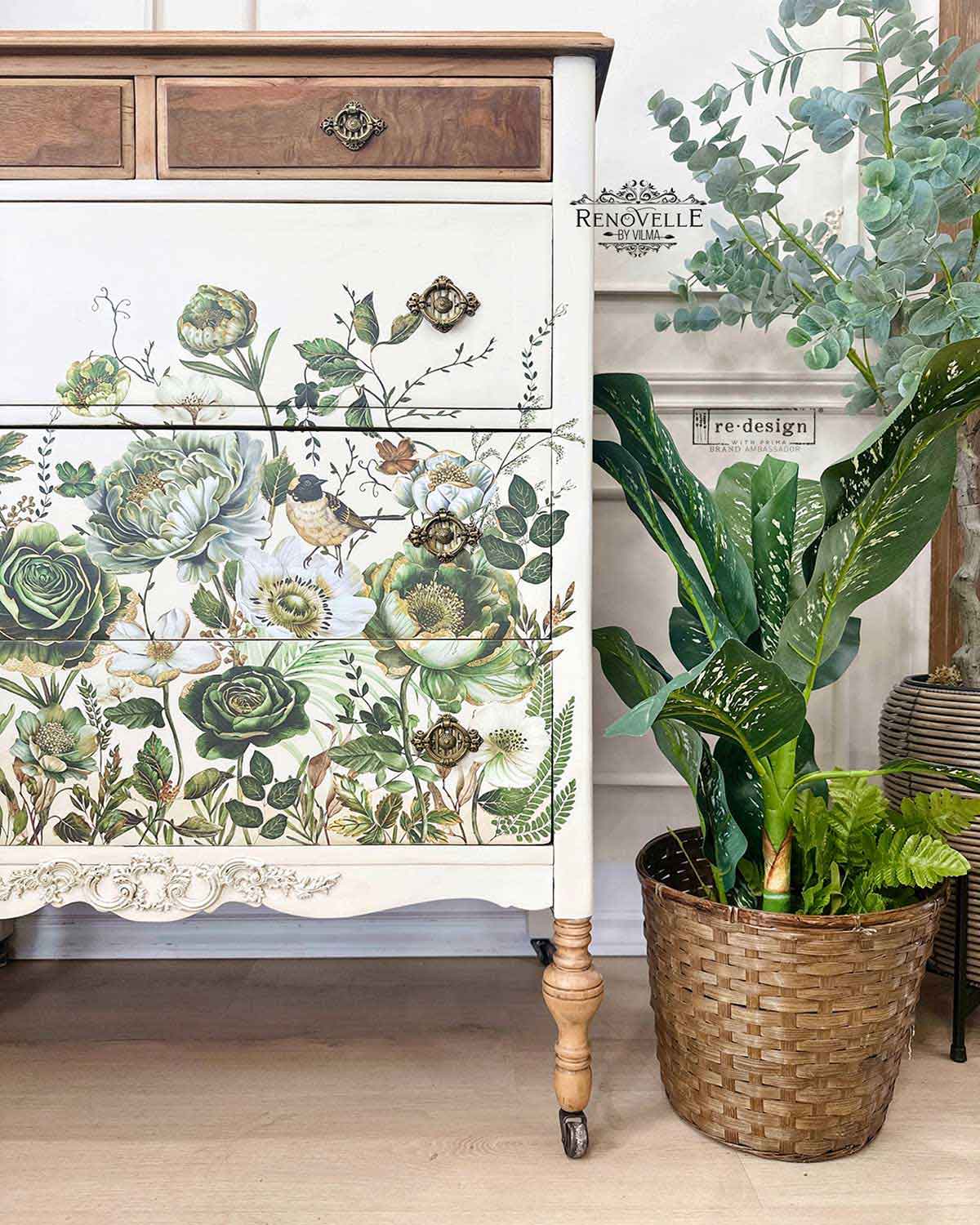 Large Decor Transfer - Botanical Journal - Nordic Chic®