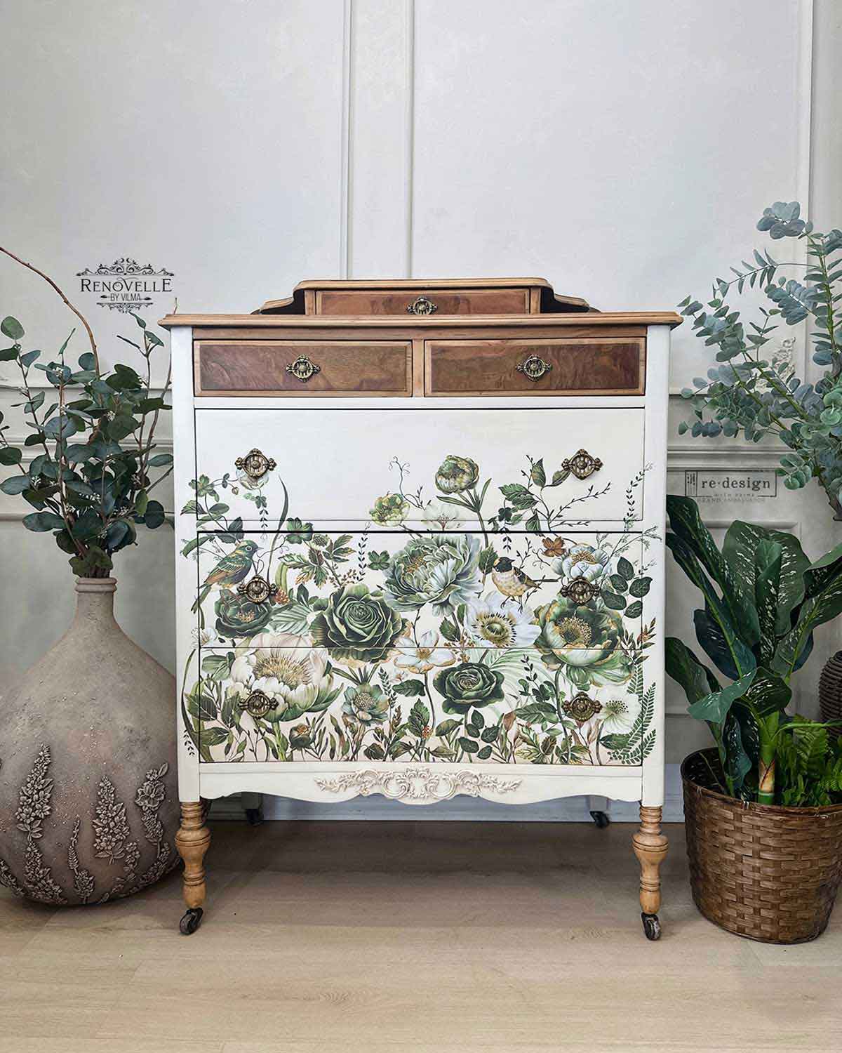 Large Decor Transfer - Botanical Journal - Nordic Chic®