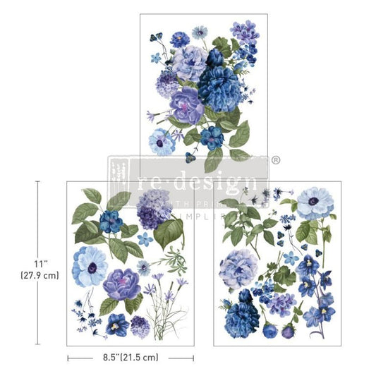 Blue Gardens - Middy transfers - Nordic Chic®