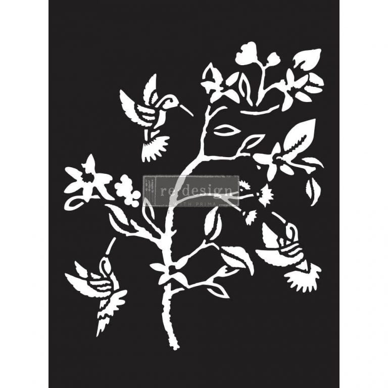Decor Stencils® – HUMMINGBIRD – 1 PC, SHEET SIZE 9″X12″ - Nordic Chic®