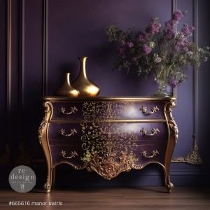 Decor Transfers Gold Foil - Kacha Manor Swirls - Nordic Chic®