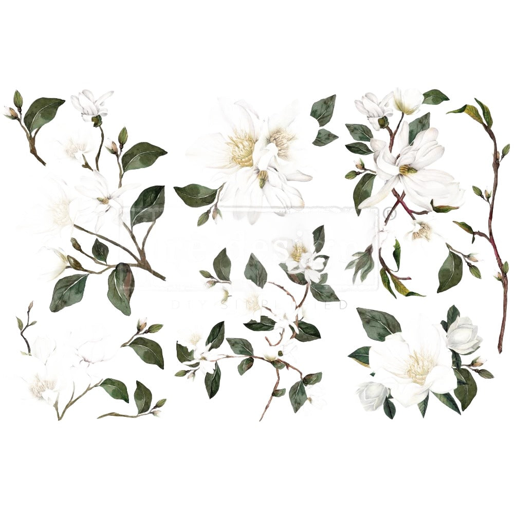 Decor Transfers - White Magnolia - Nordic Chic®