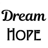 Dream Hope stencil - Nordic Chic®