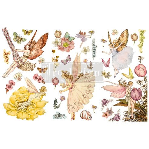 Fairy Flowers - Redesign transfers - Nordic Chic®