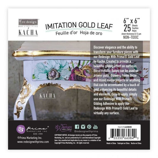 Kacha Gold Leaf - Nordic Chic®