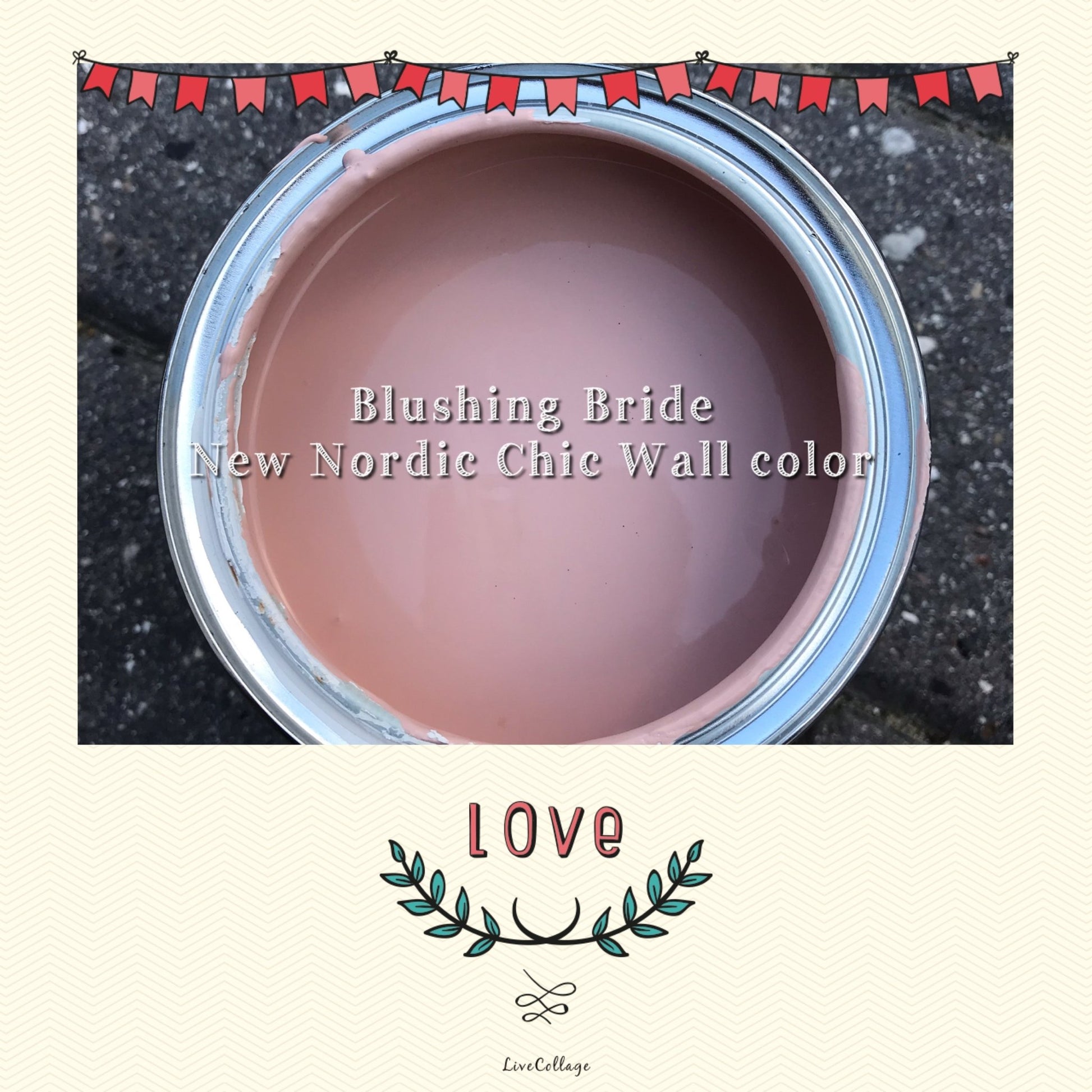 Nordic Chic® Wall - colour "Blushing Bride" - clay & chalk walllpaint - Nordic Chic®