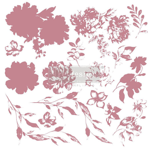 Prima redesign Clear-Cling Stamps - Sweet Blossoms - Nordic Chic®