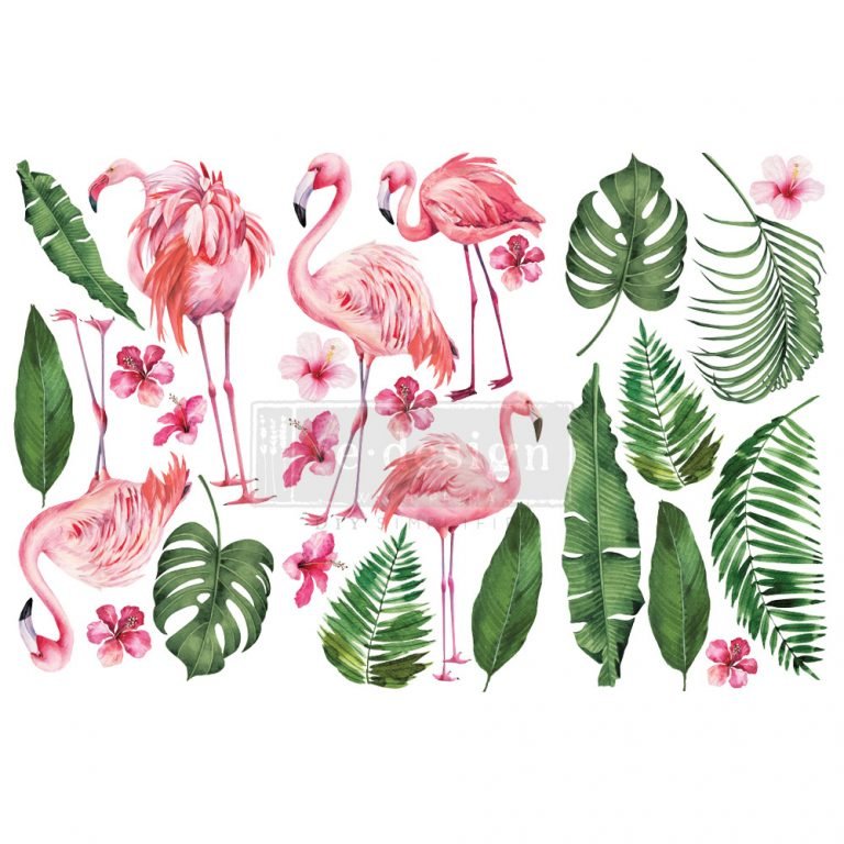 Redesign transfers - Flamingo Pink - Nordic Chic®