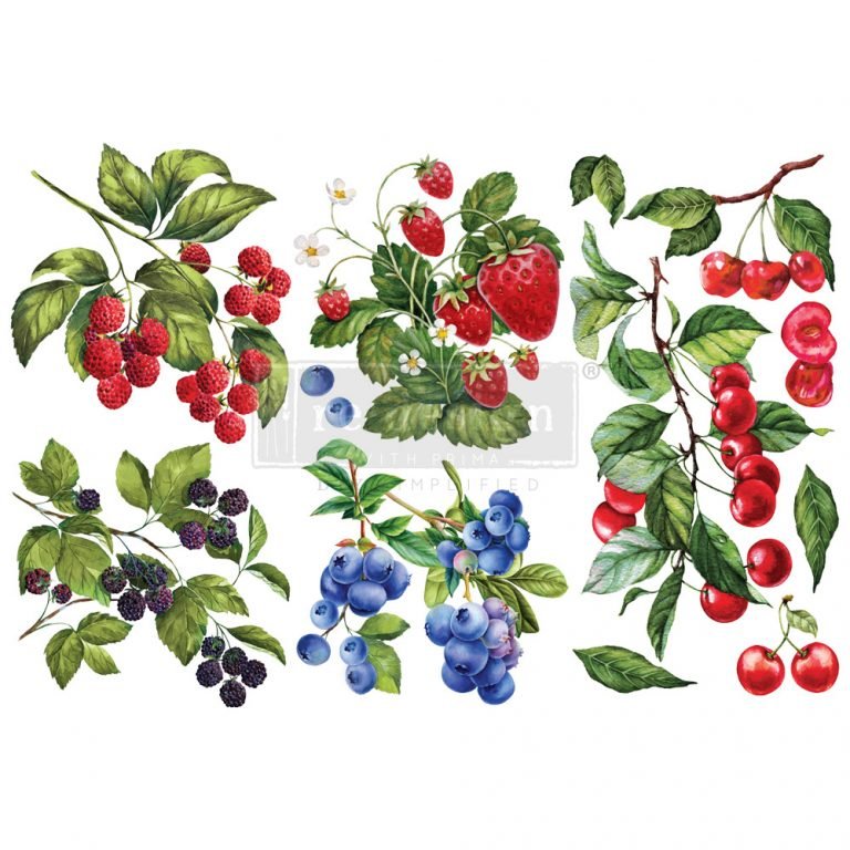 Redesign transfers - Sweet Berries - Nordic Chic®