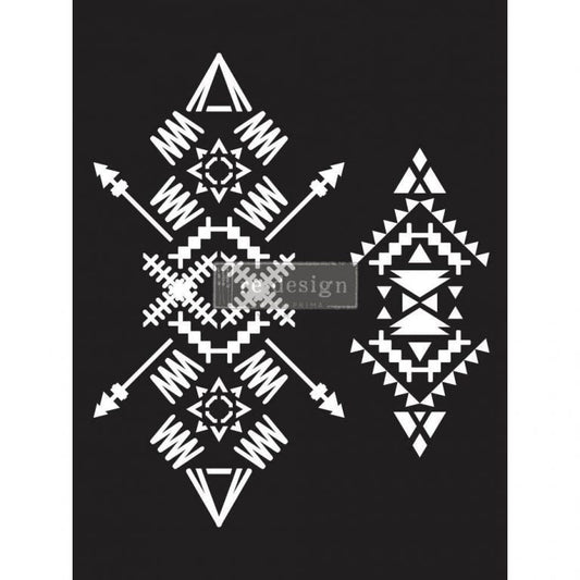 Tribal Imprint - Redesign Decor Stencil - Nordic Chic®